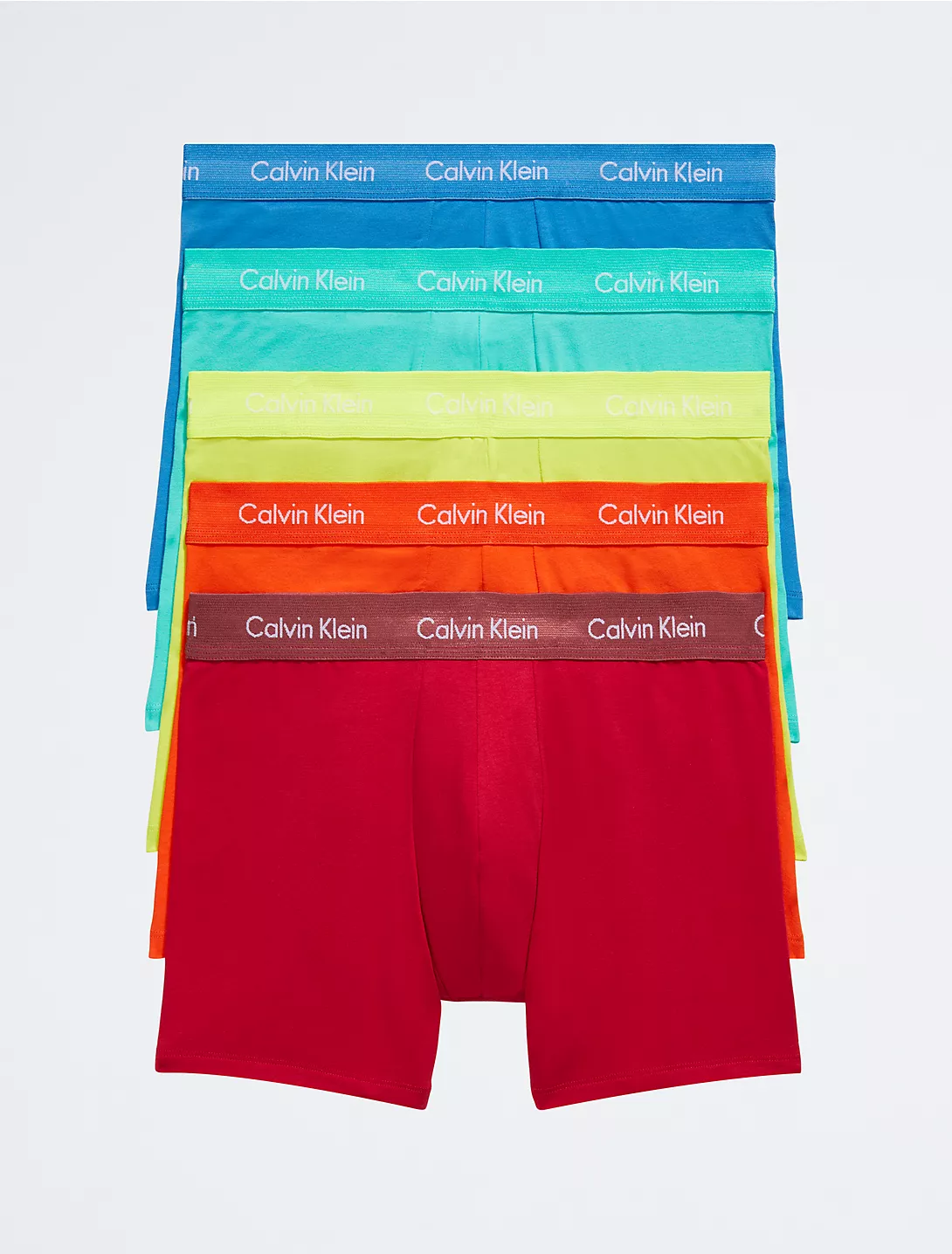 Cueca Boxer Calvin Klein The Pride Edit Kit com 5 - Duttz Importados